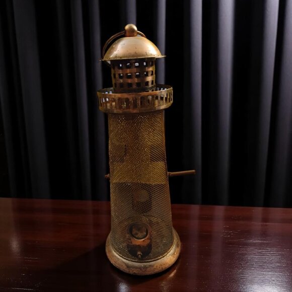 Vintage Wild Bird Feeder, The Copper Lighthouse - Picture 1 of 4